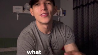 JOI I teach my student Spanish but he doesn’t stop looking at my muscles with subtitles